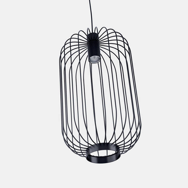 Nowodvorski Hanglamp Cage Ø 30 cm zwart