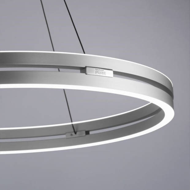 Paul Neuhaus Hanglamp E-Loop e-Lift Ø 70 cm mat chroom