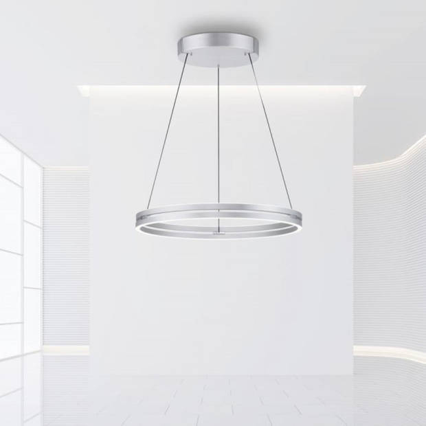 Paul Neuhaus Hanglamp E-Loop e-Lift Ø 70 cm mat chroom