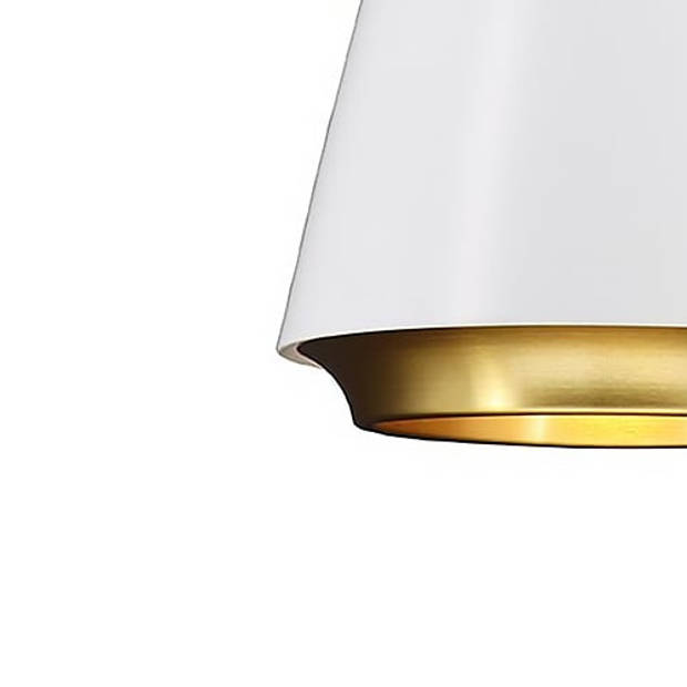 Artdelight Hanglamp Santiago Ø 35 cm wit-goud