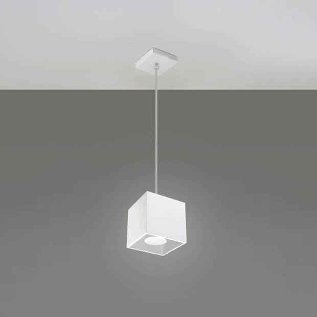 Sollux Hanglamp Quad 1 lichts wit