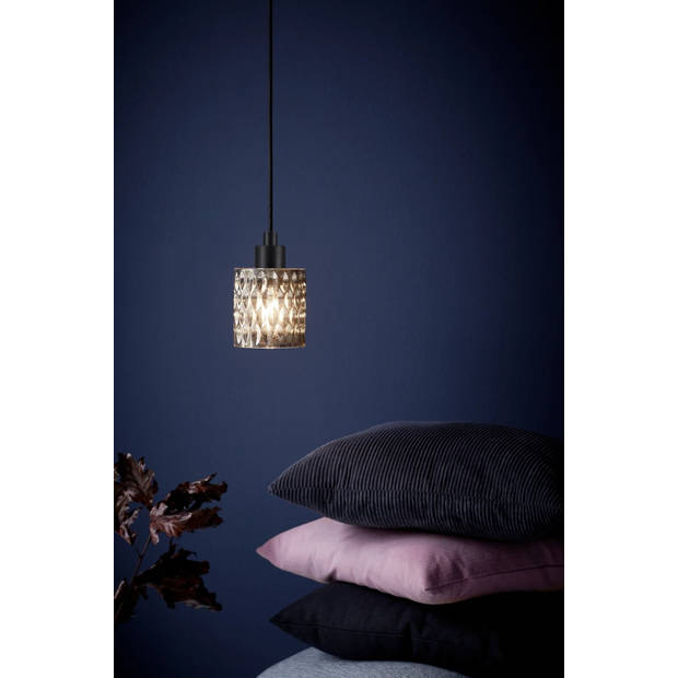 Nordlux Hanglamp Hollywood Ø 11 cm rook zwart