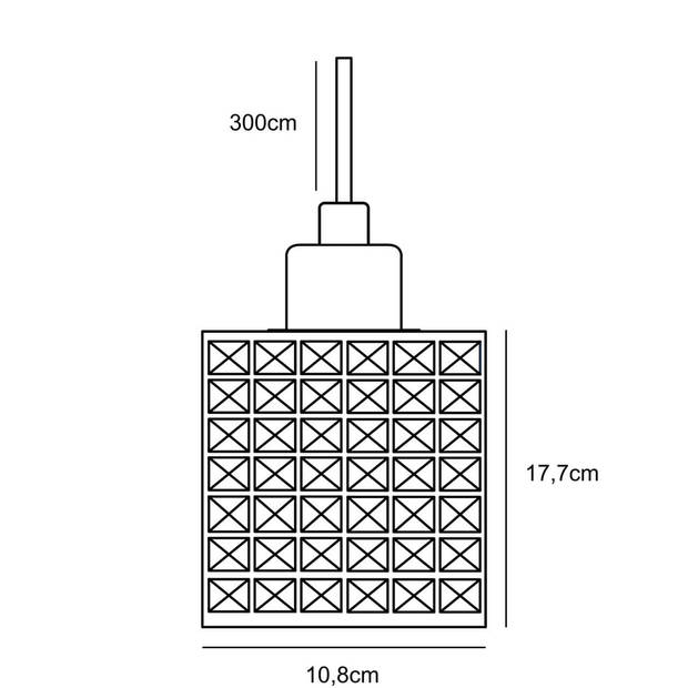 Nordlux Hanglamp Hollywood Ø 11 cm rook zwart