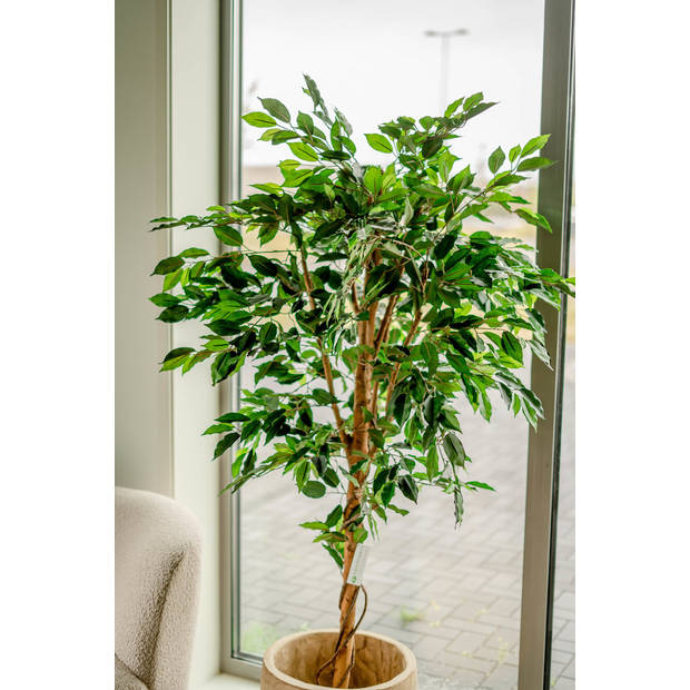 Hoyz Greenery - Kunstplant Ficus Groen 180 cm