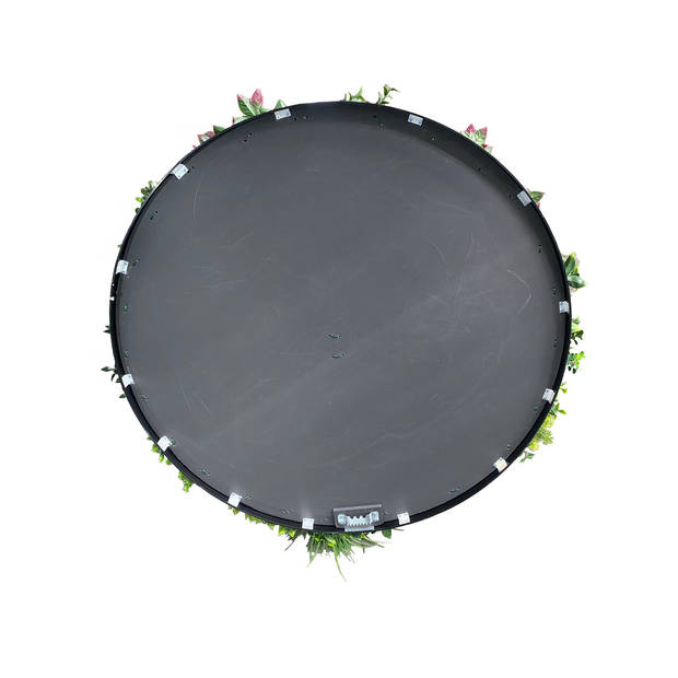 Hoyz Greenery - Kunsthaag op Zwart Frame Ø100 cm diameter