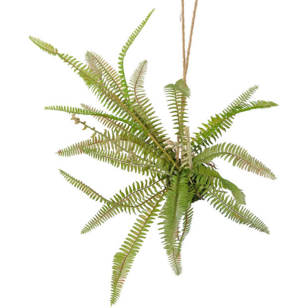 Hoyz Greenery - Kunst hangplant varen bal 45 cm