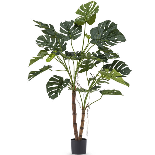 Hoyz Greenery - Kunstplant Monstera op stam 145 cm