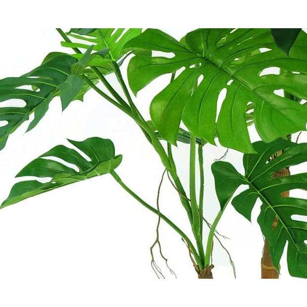 Hoyz Greenery - Kunstplant Monstera op stam 145 cm