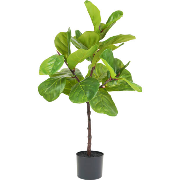 Hoyz Greenery - Kunstplant Ficus Tabaksplant 90 cm