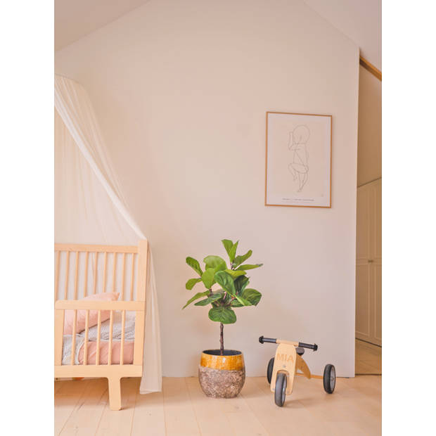 Hoyz Greenery - Kunstplant Ficus Tabaksplant 90 cm