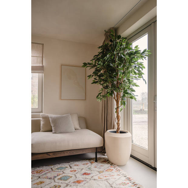 Hoyz Greenery - Kunstplant Ficus Groen 210 cm