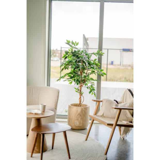 Hoyz Greenery - Kunstplant Ficus Groen 150 cm