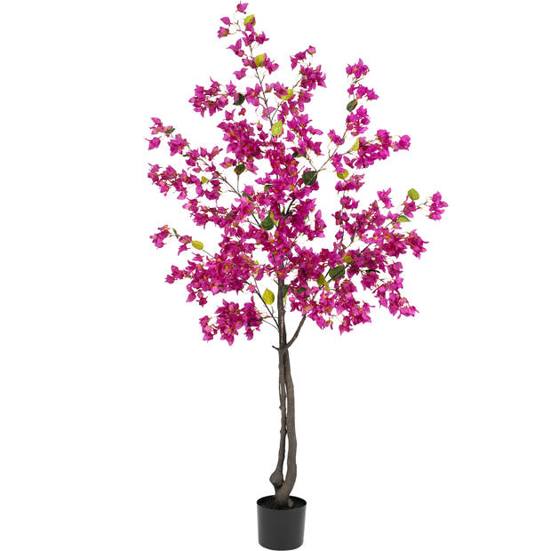 Hoyz Greenery - Kunstplant Bougainvillea 180 cm Paars