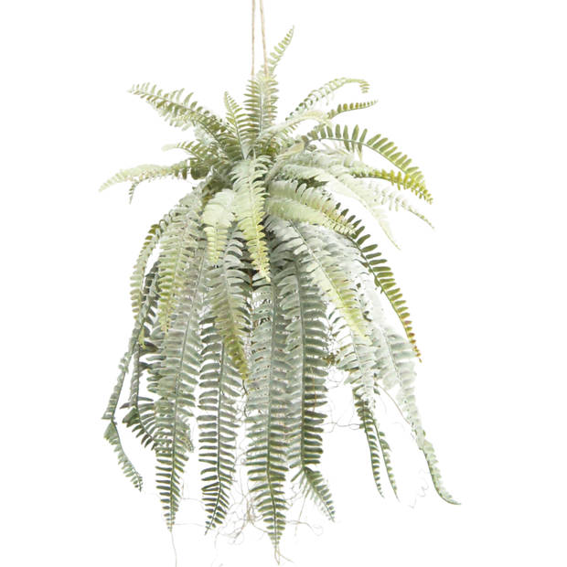 Hoyz Greenery - Kunst hangplant Frosted Varen op bal 97 cm