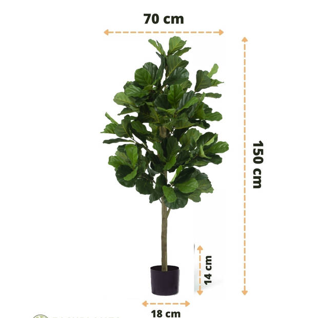 Hoyz Greenery - Kunstplant Fiddle Leaf Tree 150 cm