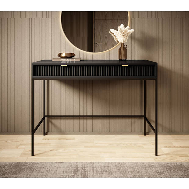 Meubella Kaptafel Navil - Zwart - 104 cm