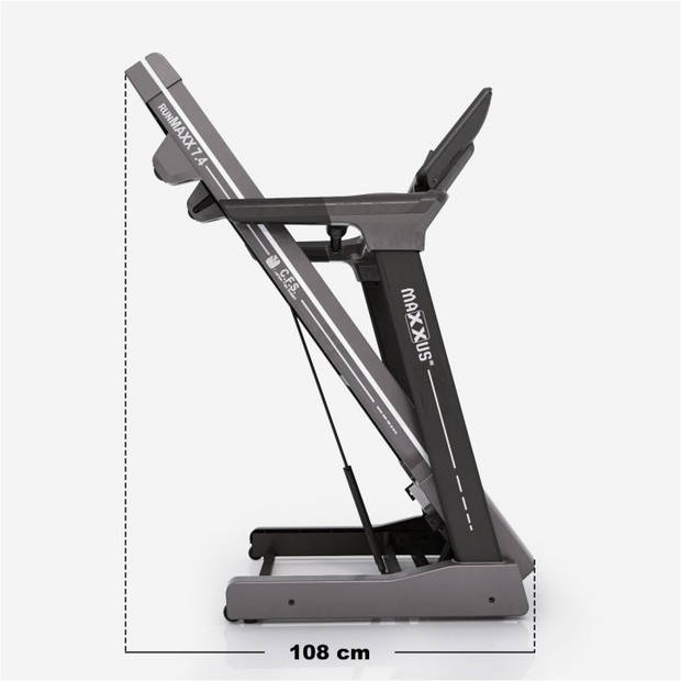 MAXXUS Loopband - RunMaxx 7.4 - Inklapbaar - Belastbaar tot 120 kg