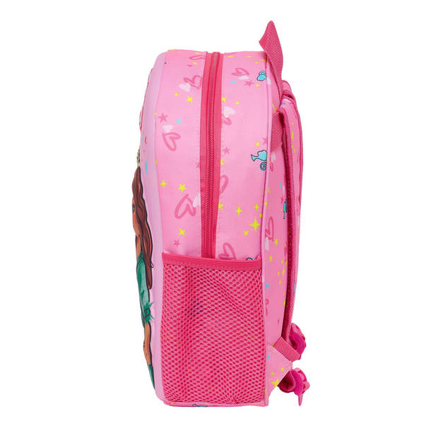 3D-schoolrugzak Barbie Roze Fuchsia 27 x 33 x 10 cm