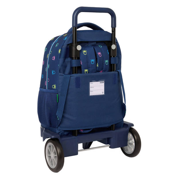 Schoolrugzak Benetton Cool Marineblauw 33 x 45 x 22 cm