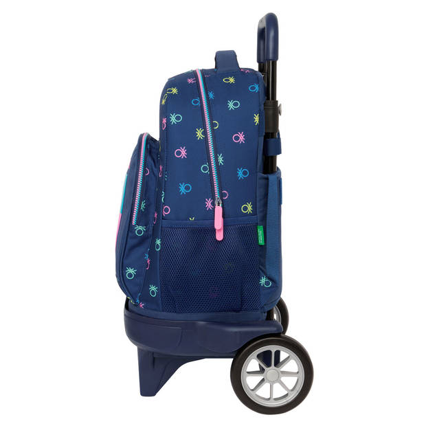 Schoolrugzak Benetton Cool Marineblauw 33 x 45 x 22 cm