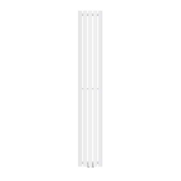 Badkamer radiator verticaal met middenaansluiting 260x1800 mm Wit LuxeBath