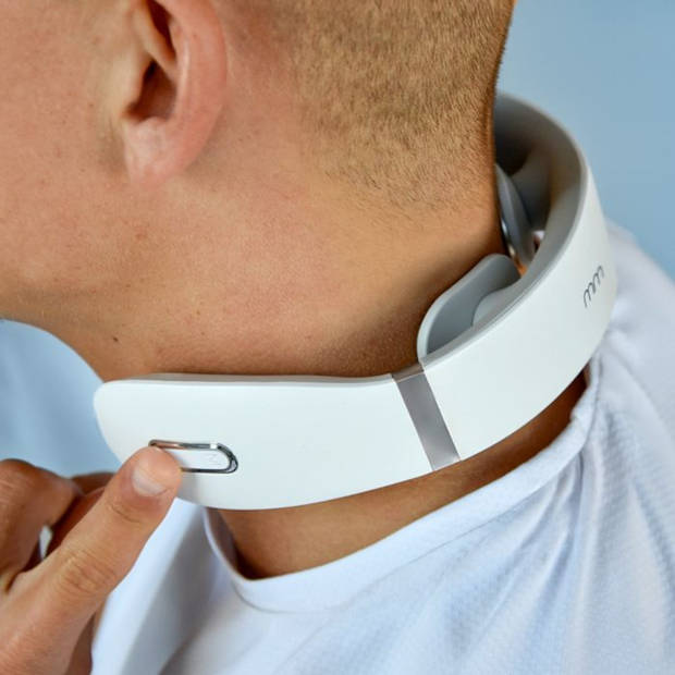 Electromagnetic Neck Massager Grijs & Wit