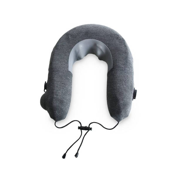 Opblaasbare nekmassagekussen - Inflatable neck pillow massager Grijs