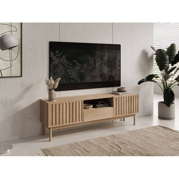 Meubella TV-Meubel Storm - Eiken - 159 cm