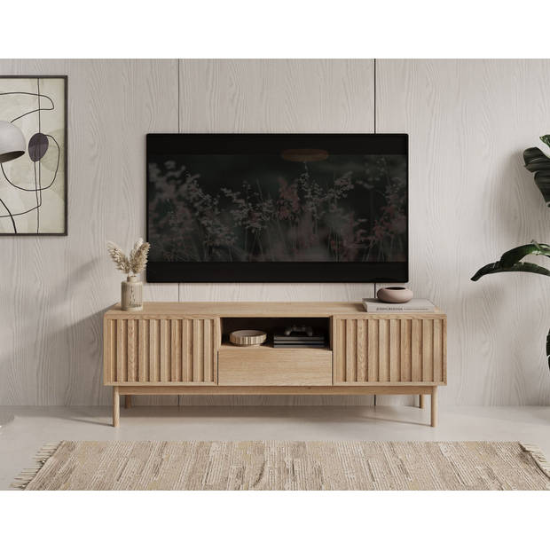 Meubella TV-Meubel Storm - Eiken - 159 cm