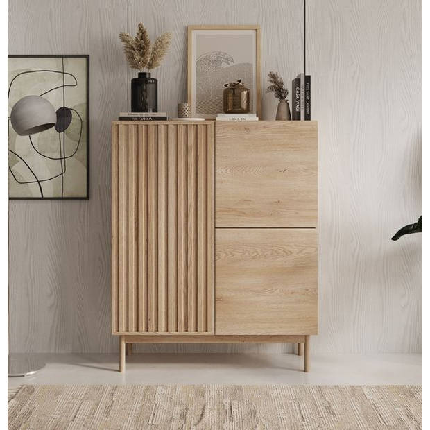 Meubella Dressoir Storm - Eiken - 106 cm