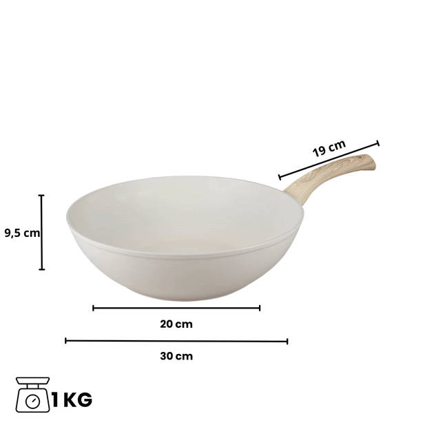 By C&P - Go Ivory Wokpan 30 cm