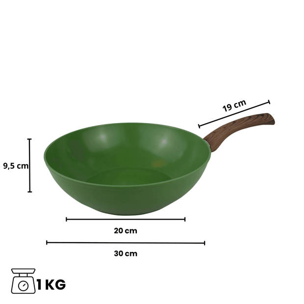 By C&P - Go Green Wokpan 30 cm