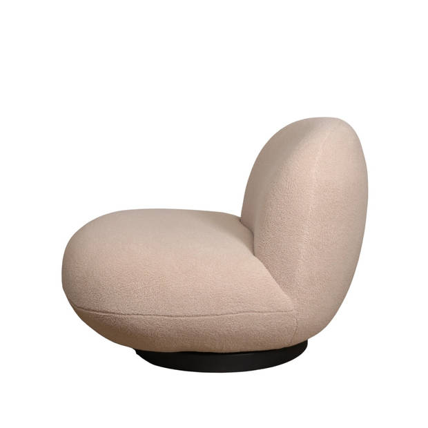 Giga Meubel - Fauteuil Teddy Beige - Zithoogte 41cm - 81x94x71cm - Swivel