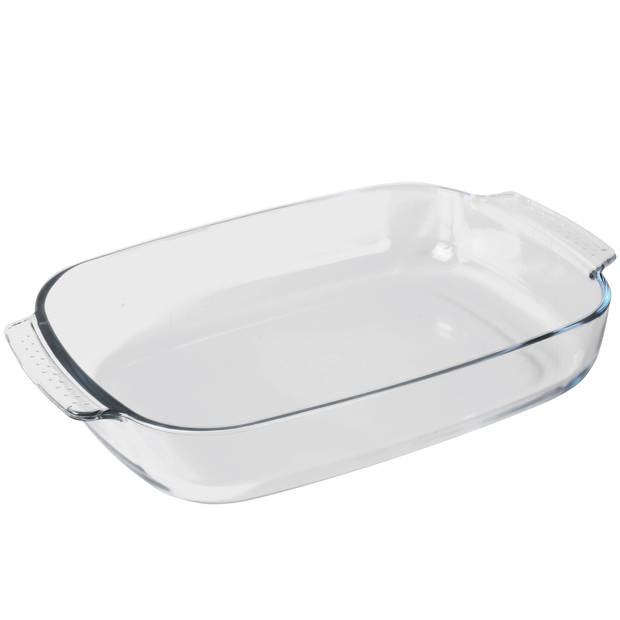 HGMD Lasagne ovenschaal 3800 ML - Glas - Rechthoekig - Ovenschotel - Vaatwasserbestendig