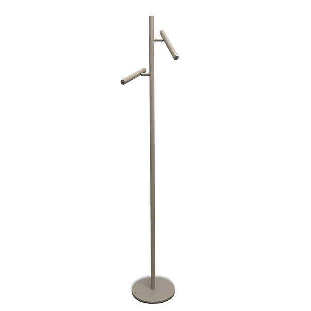 Freelight Vloerlamp Luogo 2 lichts H 150 cm beige