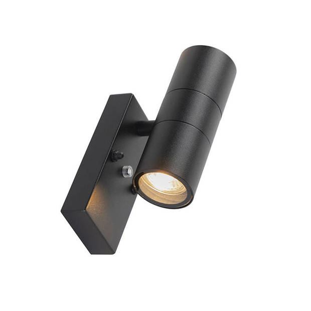 Ylumen Buitenlamp Sense incl. LED 2 lichts dag nacht sensor zwart