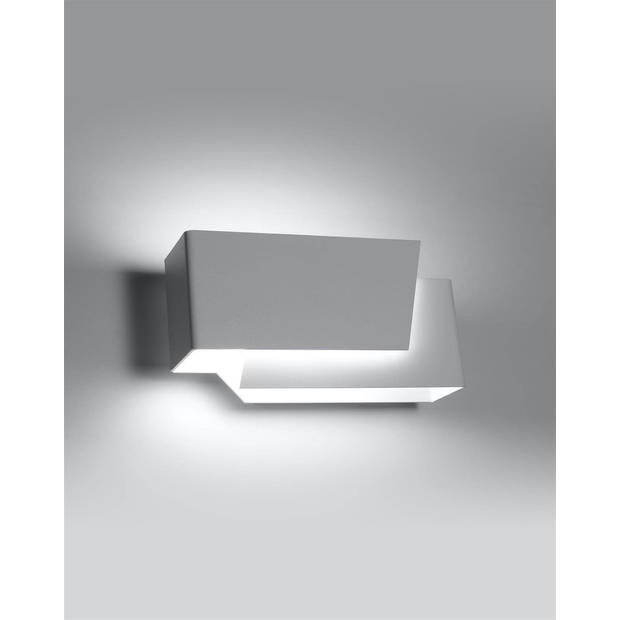 Sollux Wandlamp Piegare wit