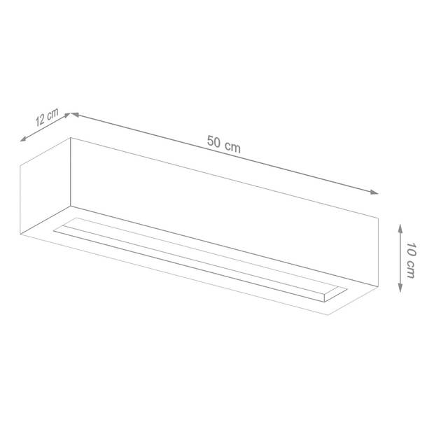 Sollux Wandlamp Vega 50 beton