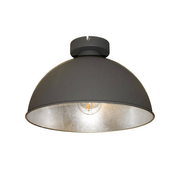 Artdelight Plafondlamp Curve Ø 31 cm grijs-zilver