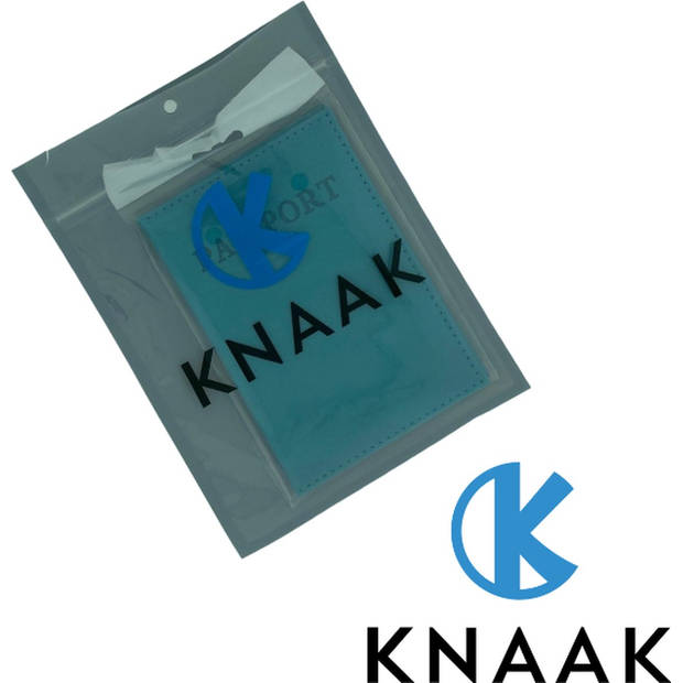 Knaak (Licht) Blauwe Paspoort Protector - Beschermhoes - Paspoorthouder - Cover - Mapje