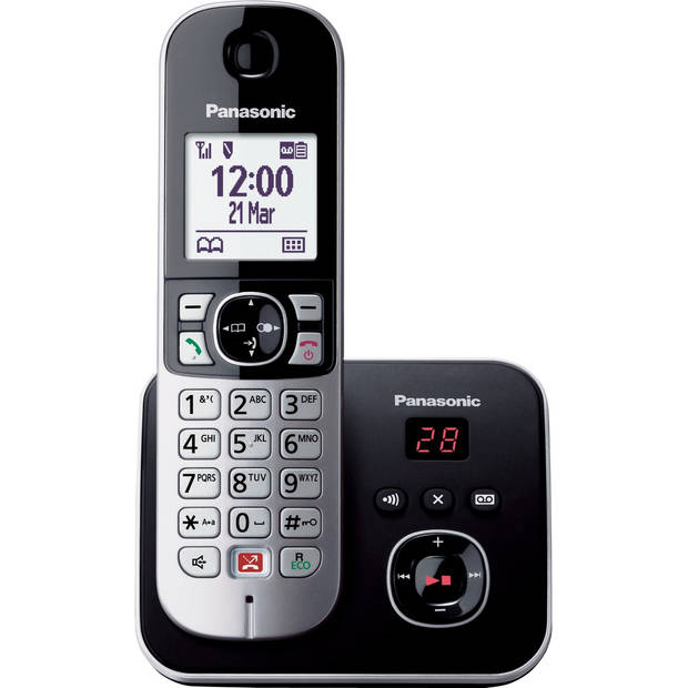 Panasonic KX-TG6861 DECT-telefoon Nummerherkenning Zwart, Grijs