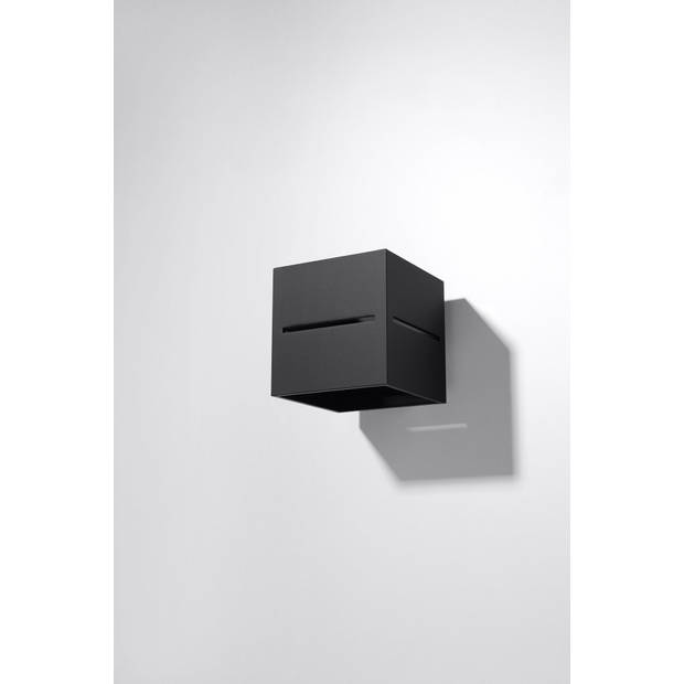 Sollux Wandlamp Lobo zwart