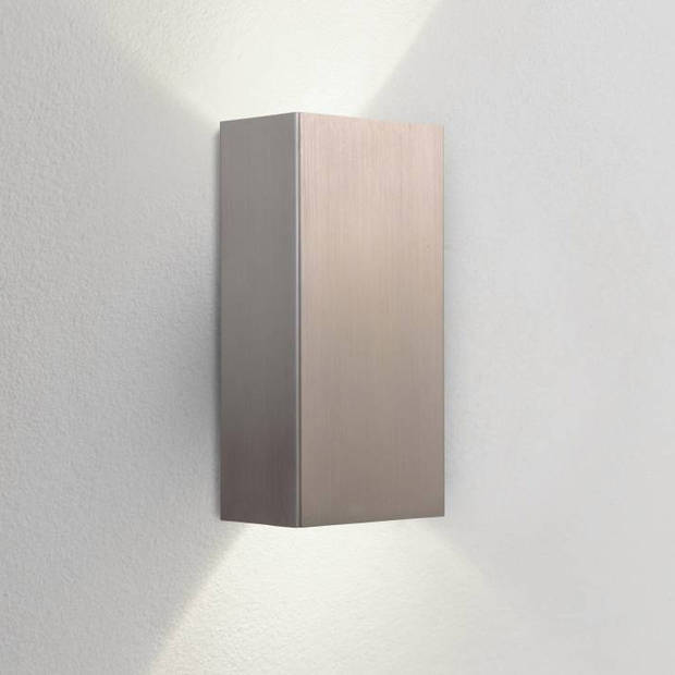 Masterlight Wandlamp Metallico H 22 cm B 10 cm zwart