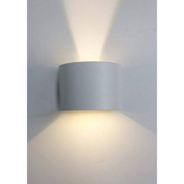 Highlight Wandlamp Round wit verstelbare bundel