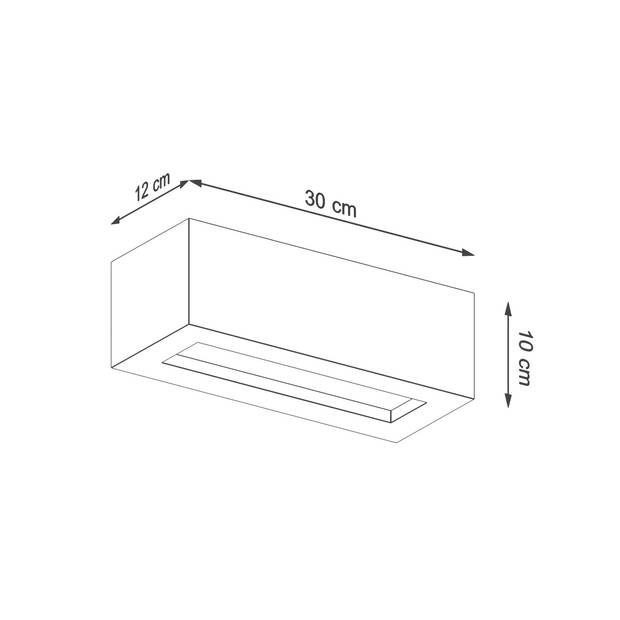 Sollux Wandlamp Vega 30 beton