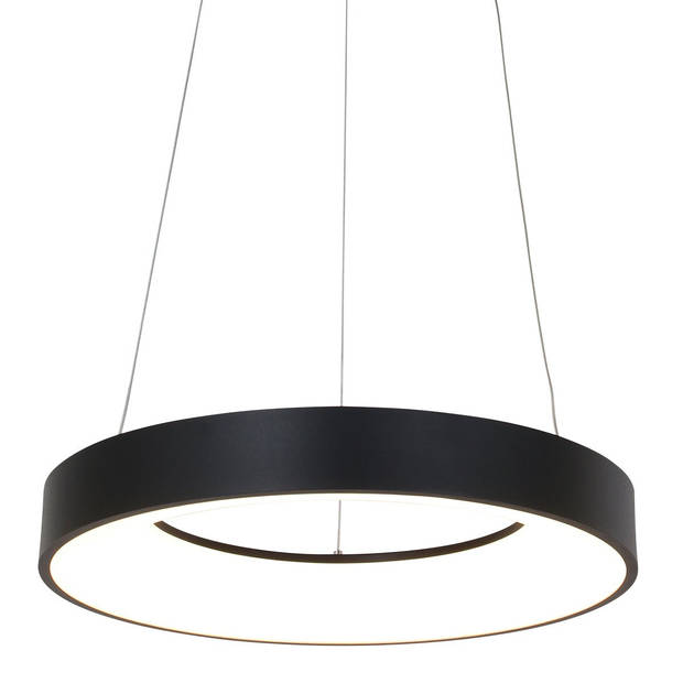 Steinhauer Ringlede Hanglamp Zwart