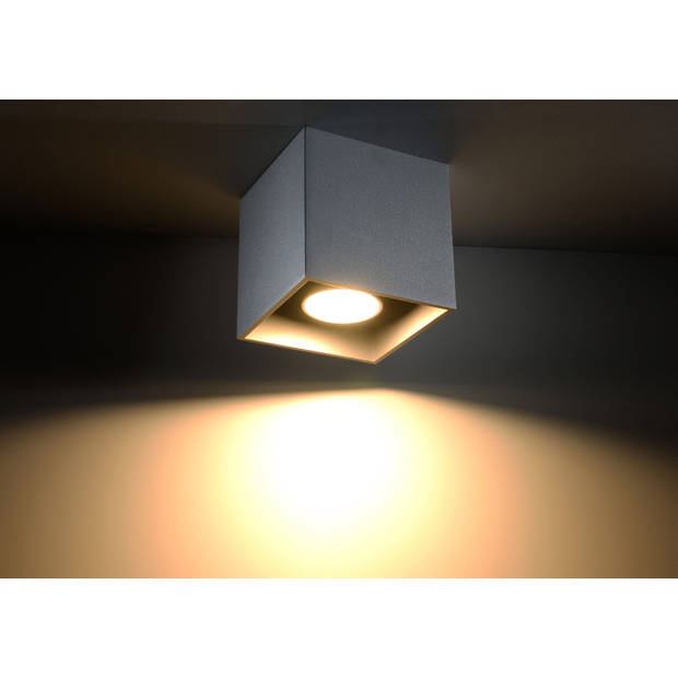 Sollux Plafondlamp Quad grijs