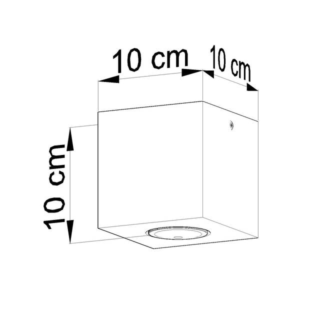 Sollux Plafondlamp Quad hout