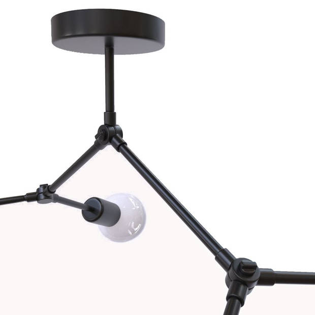 Nowodvorski Plafondlamp Twig L 79 cm H 54 cm zwart