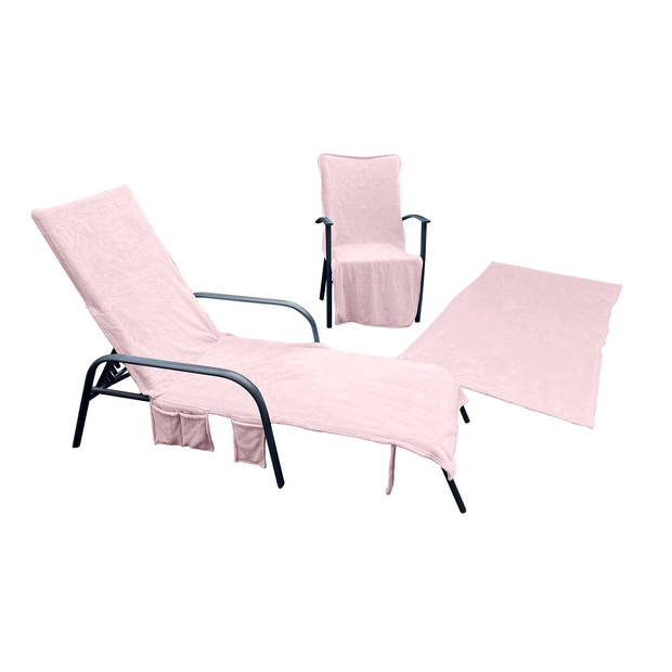 LINNICK Strandlaken Voordeel Combi Pakket - light pink